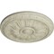 Ekena Millwork Kirke Ceiling Medallion (Fits Canopies up to 3 3/4"), Hand-Painted Clear Yellow, 15 3/4"OD x 5/8"P CM16KICYF - alternate 4